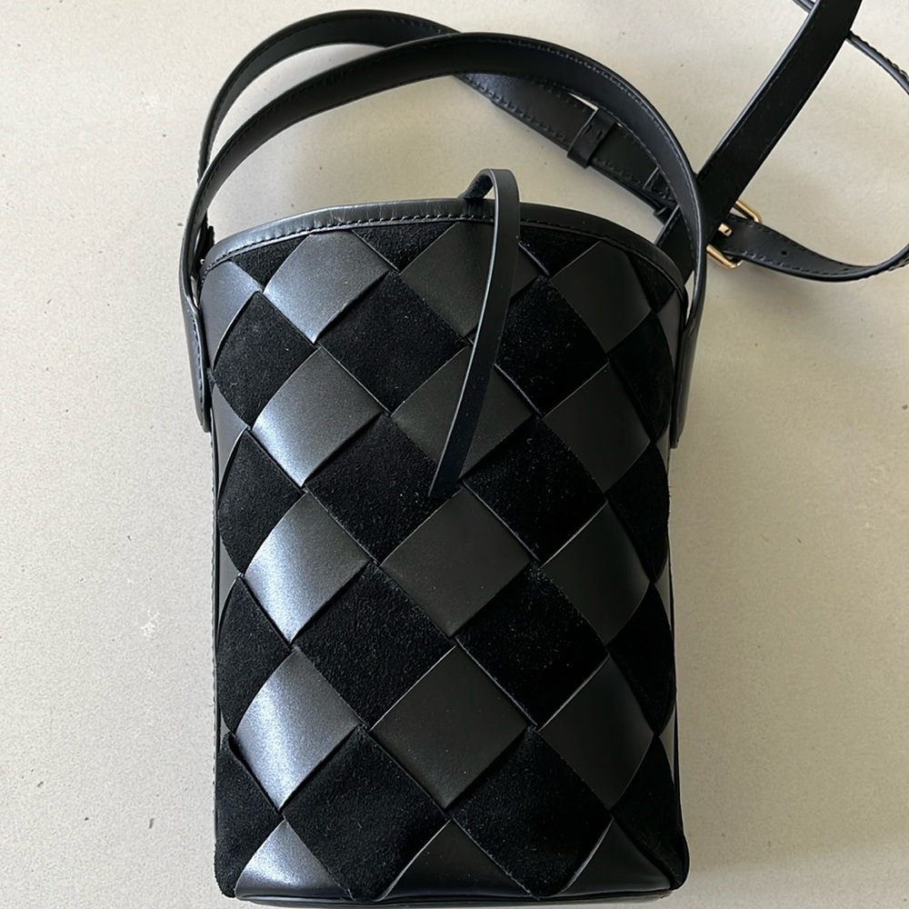 J Crew Berkeley Woven Bucket Bag